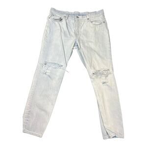 BDG Baggy Mom Boyfriend Jeans Nordic wash two tone Distressed 30 R